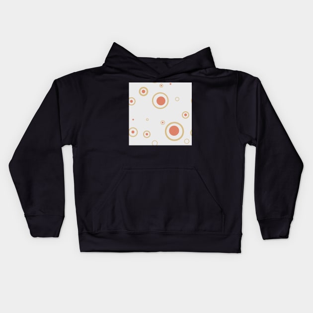 Harmony In Rounds Kids Hoodie by dudelinart